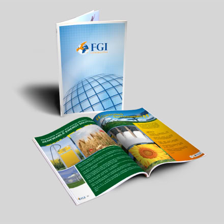 Diseño completo de revista corporativa FGI International